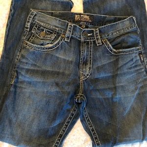 Silver men’s jeans